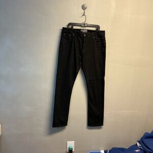 Paper Denim & Cloth Men's Black Skinny Jeans size 38x32. 0153